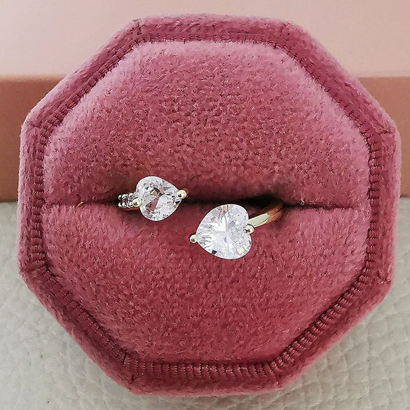 Ring Copper Geometric Style Electroplating Opening Adjustable Women's