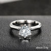 Ring Copper Geometric Zircon Light Luxury Style