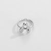 Ring Copper Glazed English Letters Hip Hop Fashion