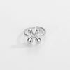 Ring Copper Glazed English Letters Hip Hop Fashion
