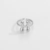 Ring Copper Glazed English Letters Hip Hop Fashion