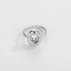 Ring Copper Glazed English Letters Hip Hop Fashion