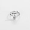 Ring Copper Glazed English Letters Hip Hop Fashion
