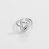 Ring Copper Glazed English Letters Hip Hop Fashion
