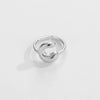 Ring Copper Glazed English Letters Hip Hop Fashion