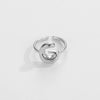 Ring Copper Glazed English Letters Hip Hop Fashion