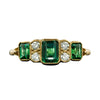 Ring Copper Light Luxury Geometric Zircon Women's