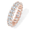 Ring Copper Zircon Diamond Geometric Women's
