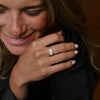 Ring Copper Zircon Geometric Light Luxury Women's Fashion Jewelry