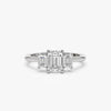 Ring Copper Zircon Geometric Light Luxury Women's Fashion Jewelry