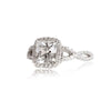 Ring Copper Zircon Geometric Princess Style