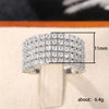 Ring Copper Zircon Geometric Style