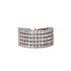 Ring Copper Zircon Geometric Style