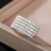 Ring Copper Zircon Geometric Style