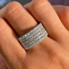 Ring Copper Zircon Geometric Style