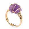 Ring Crystal Agate Natural Amethyst Citrine Grinding And Polishing