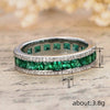Ring Elegant Geometric Copper Zirconia Women's Jewelry