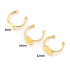 Ring Holder Stainless Steel Round Electroplated