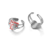 Ring Holder Stainless Steel Round Titanium Steel 18K Gold Plated Electroplating Jewelry Blank Tray