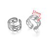 Ring Holder Stainless Steel Round Titanium Steel 18K Gold Plated Electroplating Jewelry Blank Tray