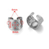 Ring Holder Stainless Steel Round Titanium Steel 18K Gold Plated Electroplating Jewelry Blank Tray