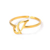 Ring Jewelry Stainless Steel Letter Pattern Electroplating Creative Fashion