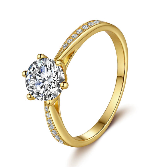 Ring S925 Silver Geometric Moissanite Set With Diamonds