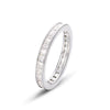 Ring S925 Silver Inlaid Color Treasure Geometric Style Luxury Simple Women's