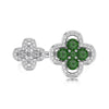 Ring S925 Silver Light Luxury Geometric Electroplating Winding Butterfly Adjustable Opening Women's