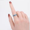 Ring S925 Sterling Silver Geometric Dripping Glue Jewelry For Women
