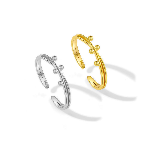 Ring S925 Sterling Silver Microinlaid Zircon Geometric Electroplated Fashion Jewelry For Women And Unisex
