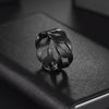 Ring Stainless Steel Chain Shape Geometric Punk Style Electroplated Unisex