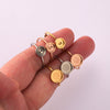 Ring Stainless Steel Geometric Electroplating Jewelry Accessories Unisex