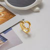 Ring Stainless Steel Geometric Electroplating Jewelry