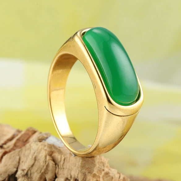 Ring Stainless Steel Geometric Style Polishing