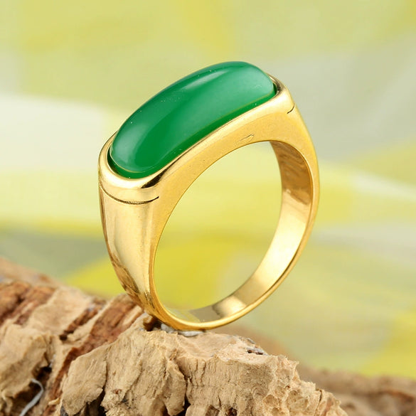 Ring Stainless Steel Geometric Style Polishing