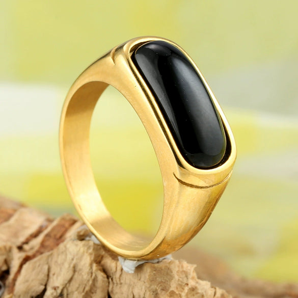 Ring Stainless Steel Geometric Style Polishing
