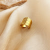 Ring Stainless Steel Heart Geometric Natural Style Electroplating Unisex Opening Adjustable
