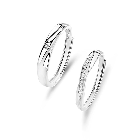 Ring 925 Sterling Silver Geometric Diamond Design For Men And Women