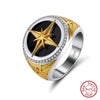 Ring Sterling Silver Niche Style Electroplating For Women