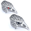 Ring Titanium Steel Animal Eagle Head Personality Style With Letters Numbers Text Apply Oil
