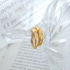 Ring 316L Stainless Steel Geometric Electroplated Inlaid Zircon Fashion Jewelry