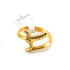 Ring Titanium Steel Geometric Hiphop Punk Style Electroplated Unisex