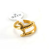 Ring Titanium Steel Geometric Hiphop Punk Style Electroplated Unisex