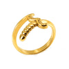 Ring Titanium Steel Geometric Hiphop Punk Style Electroplated Unisex