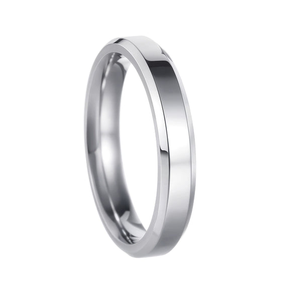 Ring Titanium Steel Geometric Style Vacuum Plating Unisex