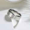 Ring Titanium Steel Geometric Style Vacuum Plating Unisex