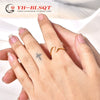 Ring Titanium Steel Gold Plated Abstract Seagull Geometric Animal Zodiac Electroplated