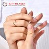 Ring Titanium Steel Gold Plated Abstract Seagull Geometric Animal Zodiac Electroplated
