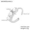 Ring 316L Stainless Steel Gold Plated Geometric Design Fashion Casual